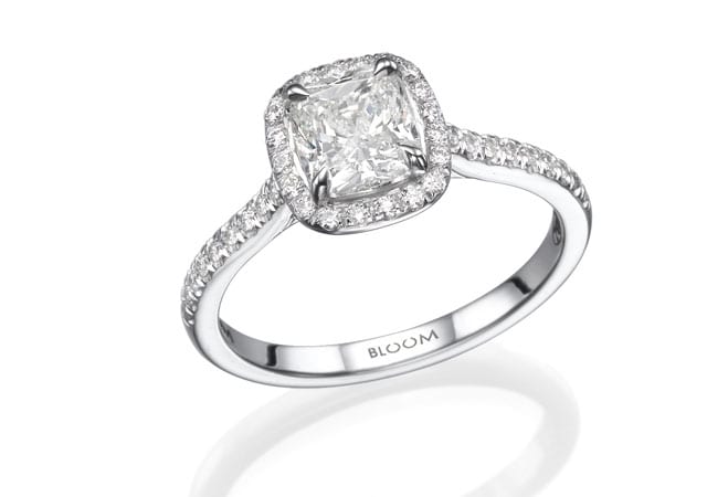 טבעת נישואין של BLOOM. טבעת אירוסין, טבעת נישואין. 15,000 שקל. <a href=