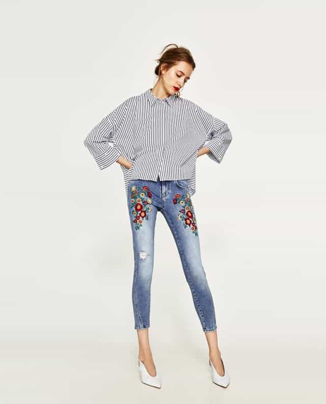 מכנסי ג'ינס סקיני של זארה. צילום: יח״צ חו״ל