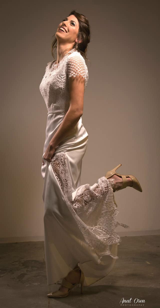 Efifo, מגזין אופנה ישראלי - יריד מקודשת. שמלה להשכרה של עדילי שמלות כלה. מחיר 2500 שקל. צילום: יח״צ