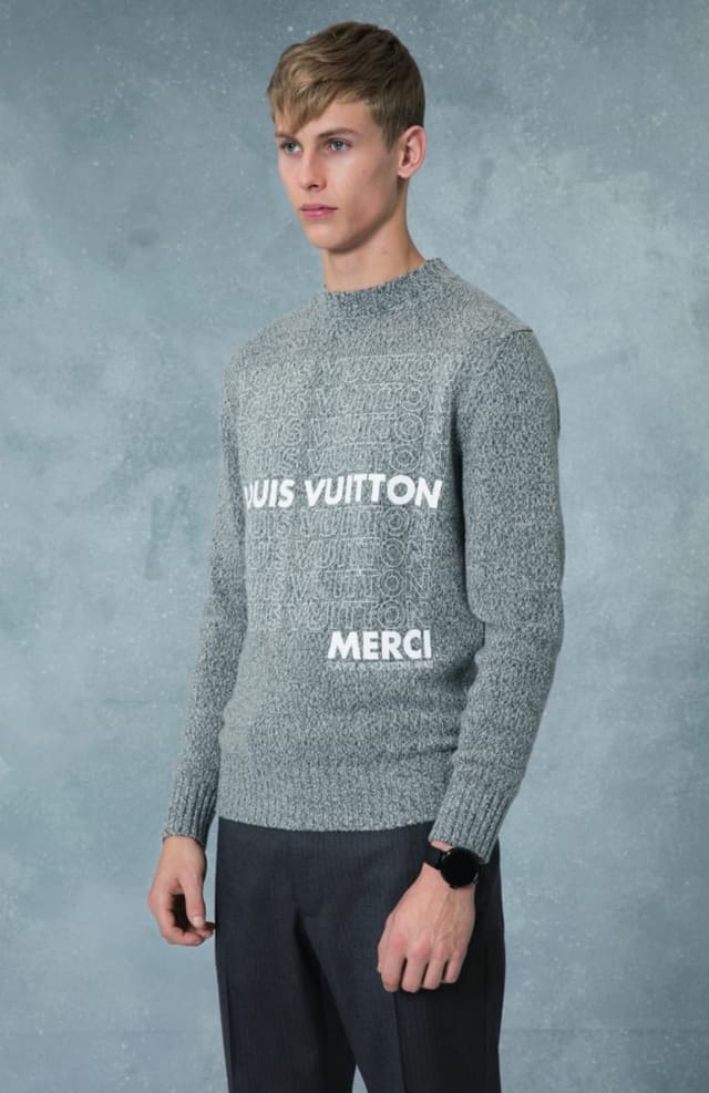 קולקציית בגדי הגברים לחורף 2018-2019 ל-Louis Vuitton בעיצובו של המנהל האמנותי קים ג'ונס. צילום: לואי ויטון מלטייר, אופנת גברים, בגדי גברים, אופנה, מגזין אופנה, מגזין אופנה ישראלי - 6