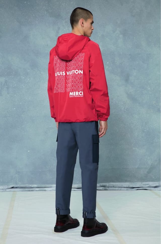 קולקציית בגדי הגברים לחורף 2018-2019 ל-Louis Vuitton בעיצובו של המנהל האמנותי קים ג'ונס. צילום: לואי ויטון מלטייר, אופנת גברים, בגדי גברים, אופנה, מגזין אופנה, מגזין אופנה ישראלי - 5