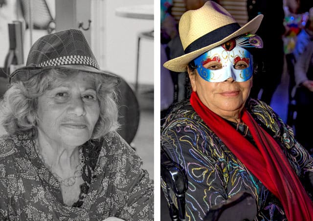 פורים 2018: מסיבת תחפושות של קשישים משכונת עזרא ומשכונת התקווה. צילום: מיטל אזולאי - 7