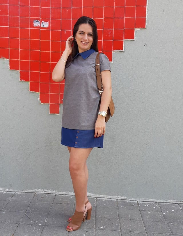 שמלת סיקסטיז של נטלי עמר. צילום: יח״צ - Fashion Israel - מגזין אופנה
