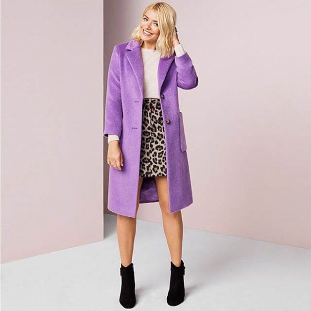 אופנה, M&S on Instagram_ “Just when we thought our animal print obsession couldn’t get any bigger, we saw this leopard print and purple coat combination_ What’s more…”
