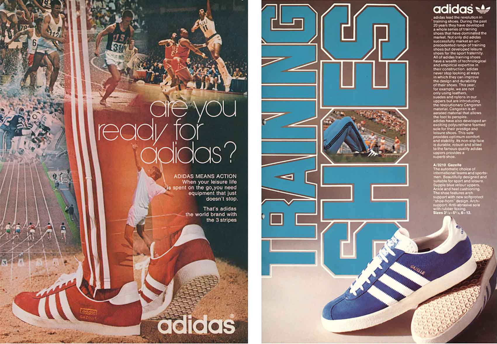 נעלי אדידס שנות ה-70-אופנה