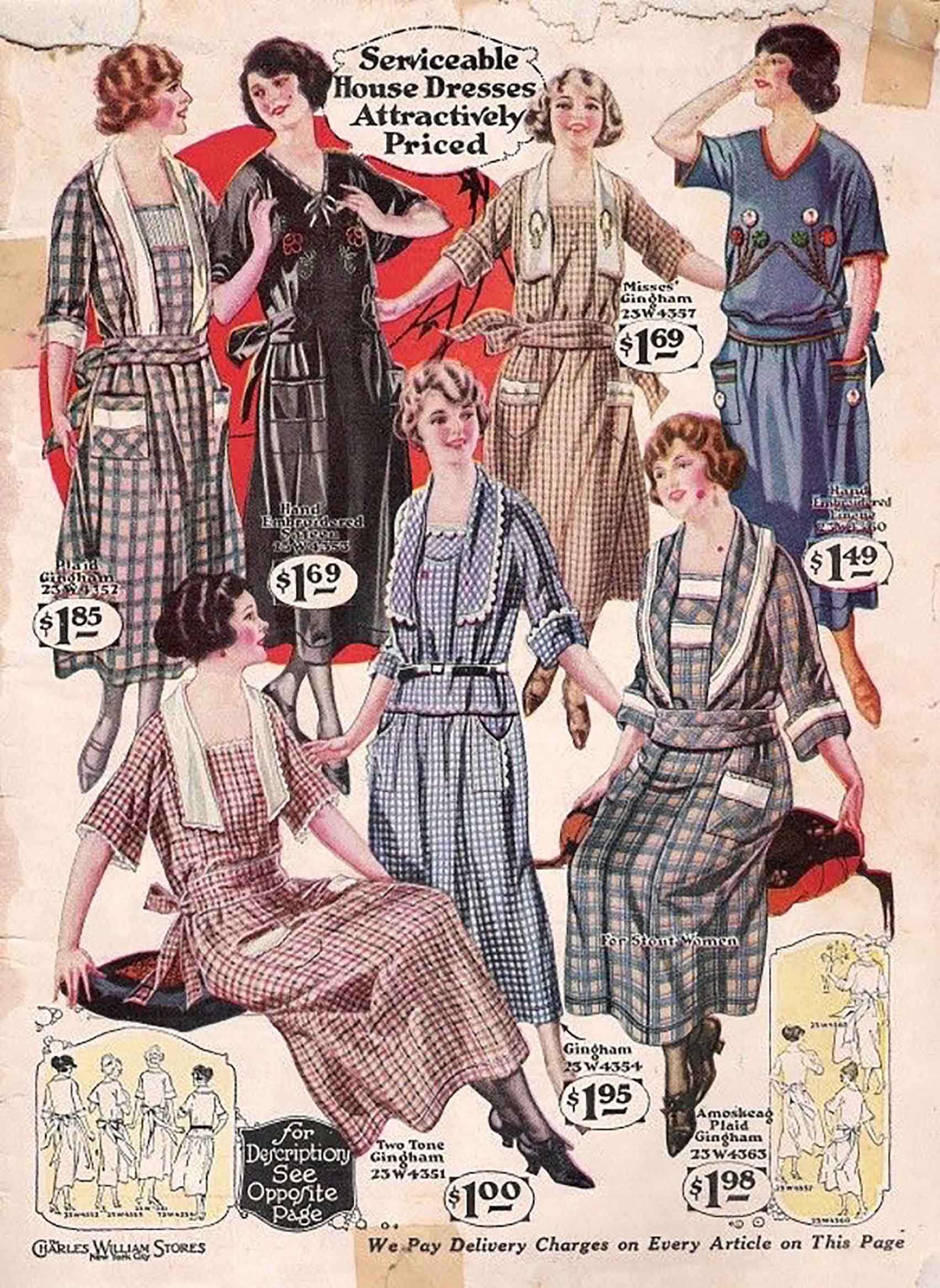 צווארוני-שמלה-1920-אופנה