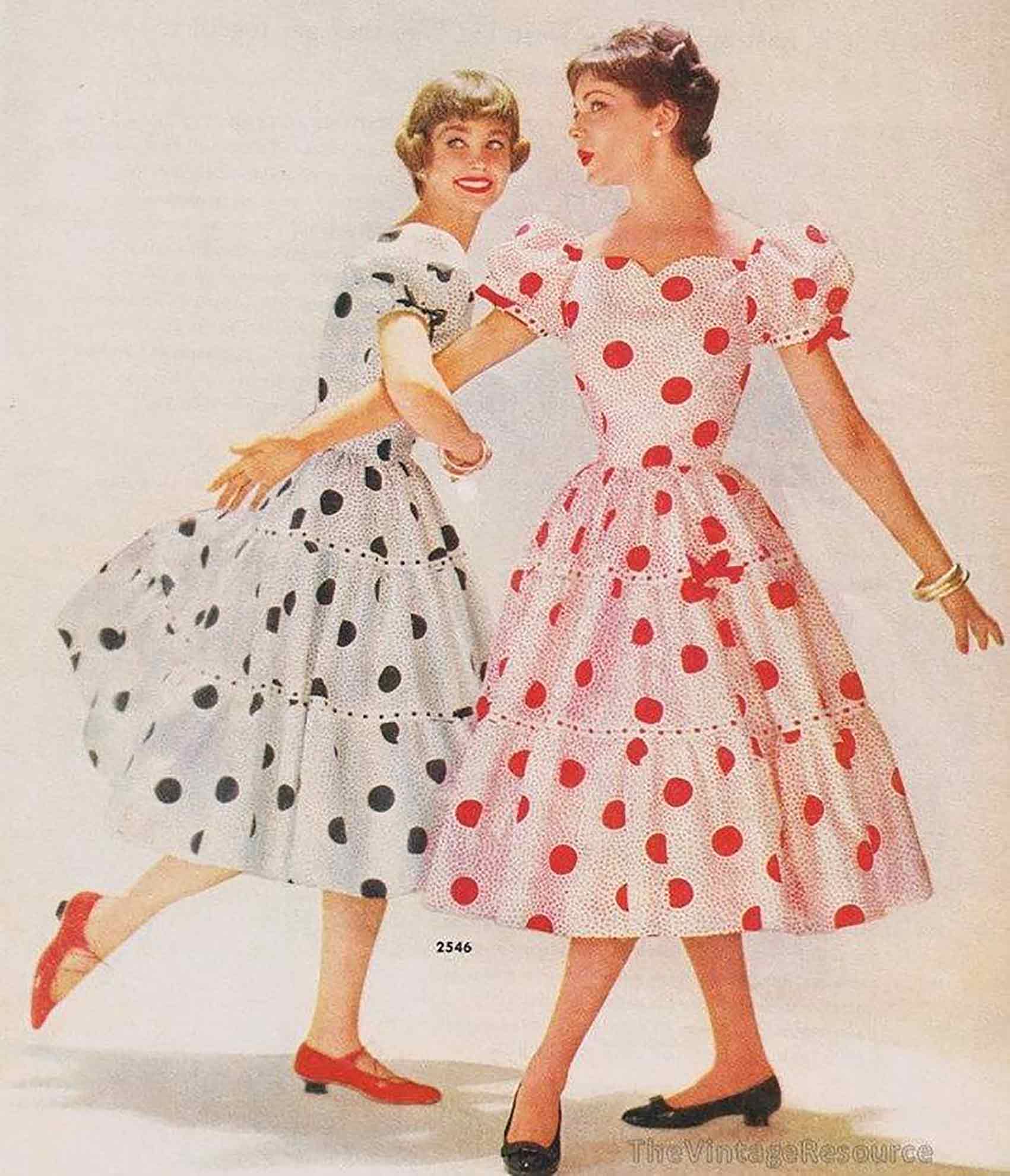 שמלות-פולקה-שנות-ה--50-אופנה