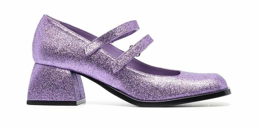 נעלי גין Nodaleto Bacara 55mm Glitter Mary-Jane Shoes. צילום: יח״צ חו״ל-56